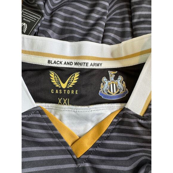 21/22 New Castle United Away Kit Jersey Mens XXL Castore - Picture 3 of 7